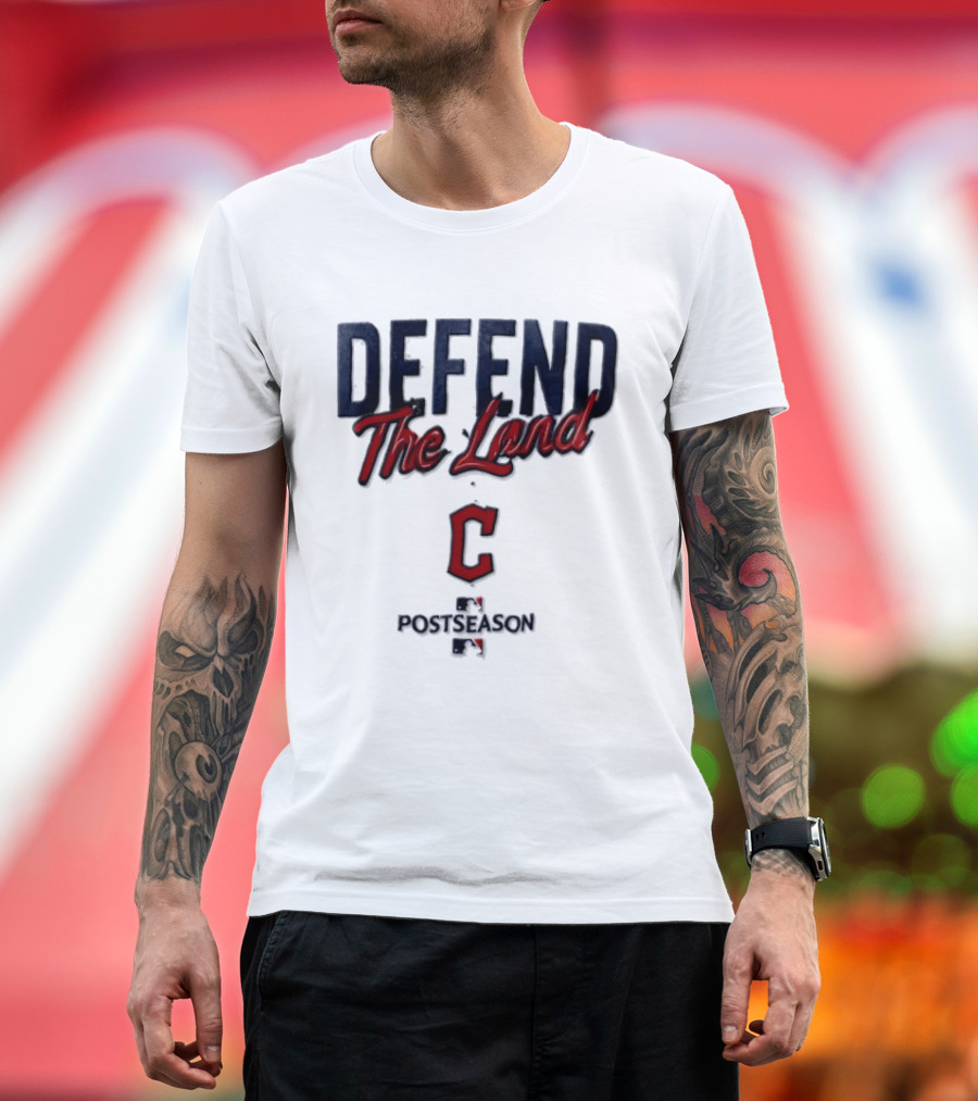 Cleveland Guardians Defend The Land Postseason C T-Shirt