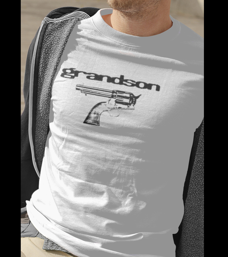Grandson Revolver Gun T-Shirt