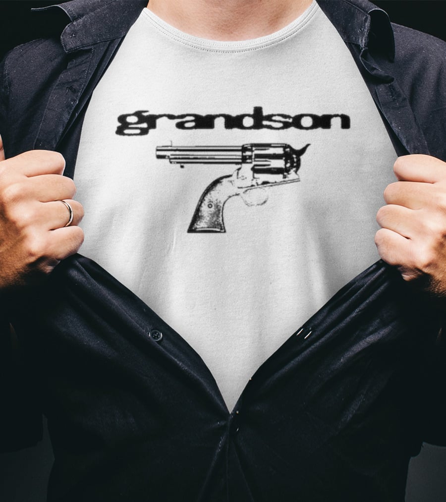 Grandson Revolver Gun T-Shirt