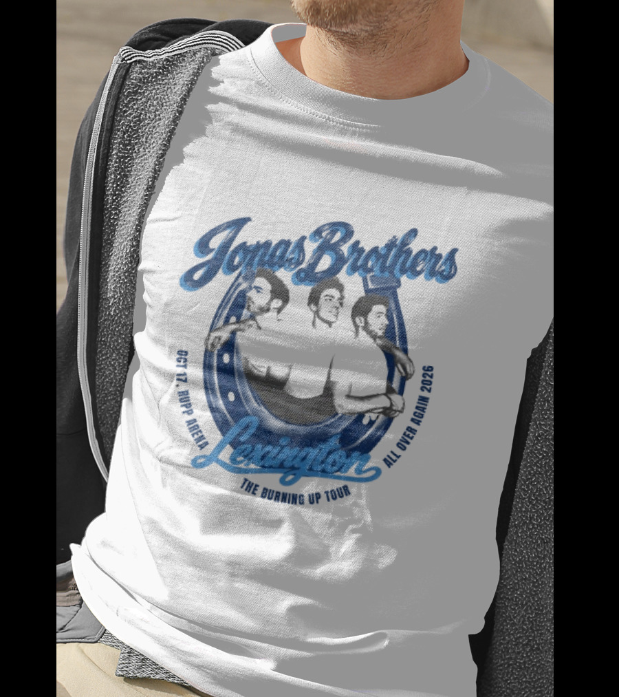 Jonas Brothers Lexington KY Tour Oct 17 2007 Burning Up 2023 T-Shirt