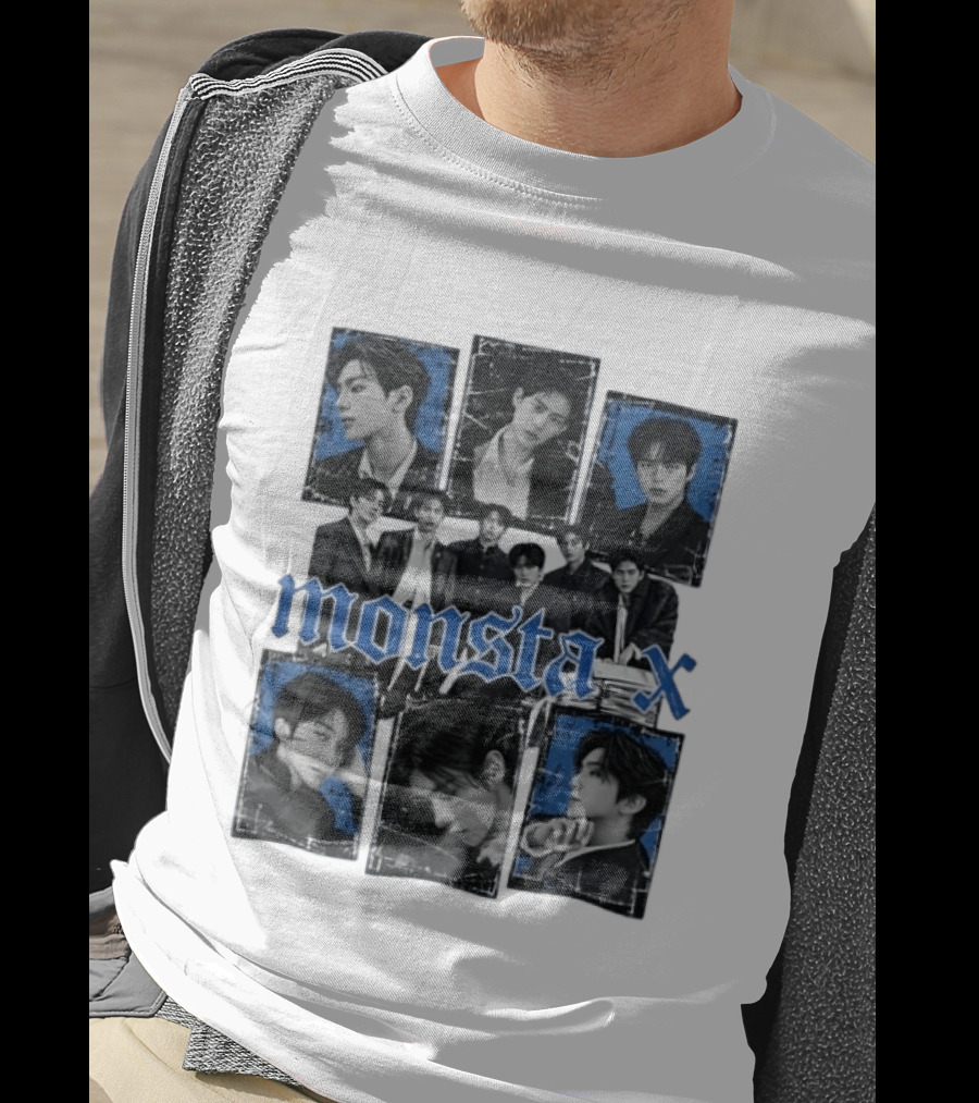 Monsta X World Tour The X Nexus Concert Photos Collage T-Shirt