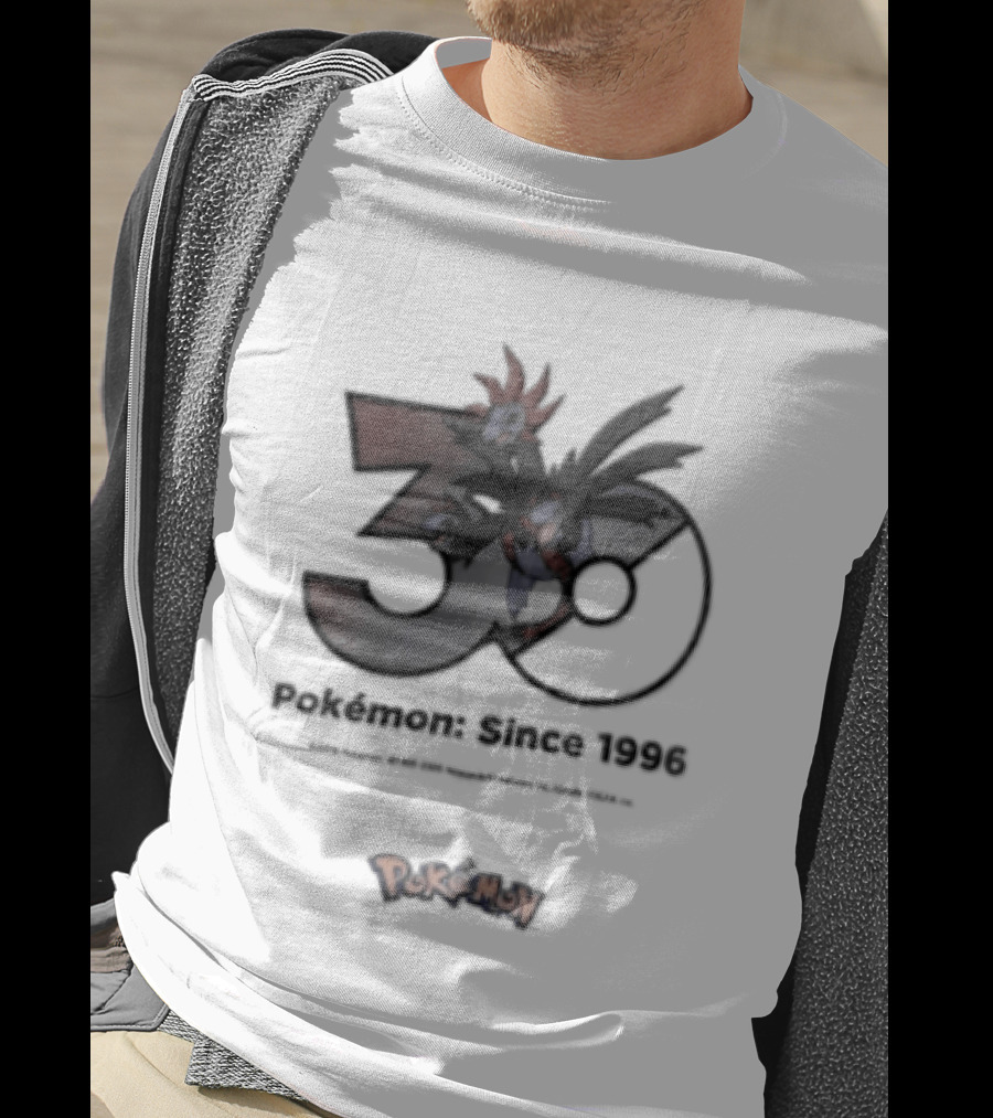 Pokemon Since 1996 Video Game 30th Anniversary Celebration T-Shirt