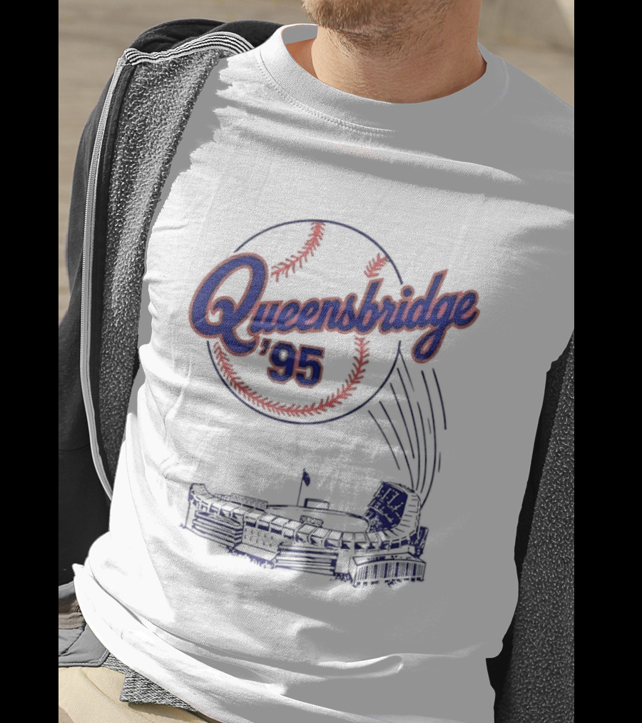 Queensbridge '95 New York Stadium Baseball 1995 T-Shirt