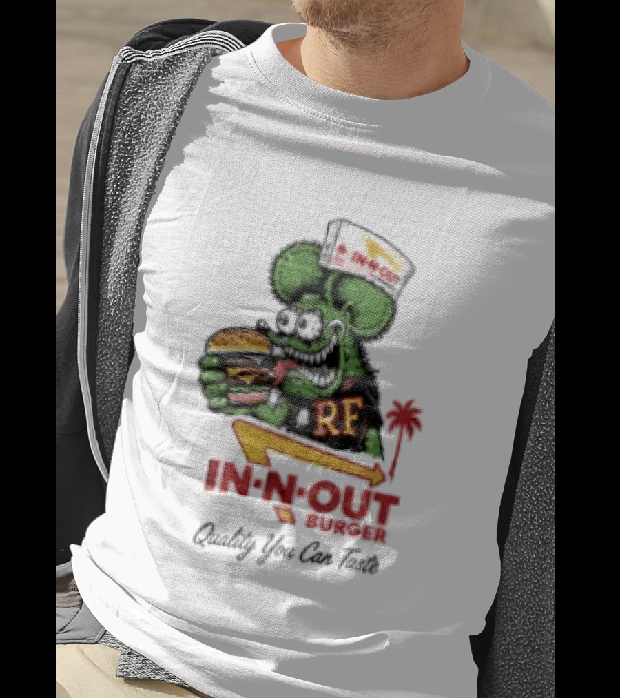 Rat Fink In N Out Burger Quality You Can Taste Collaboration T-Shirt