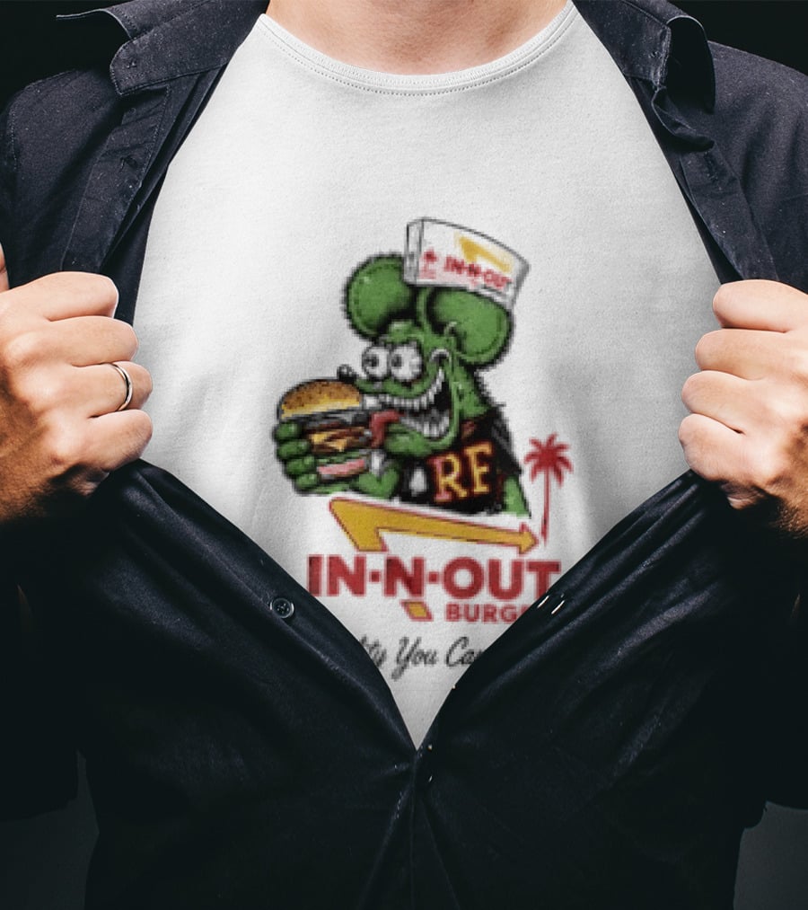Rat Fink In N Out Burger Quality You Can Taste Collaboration T-Shirt