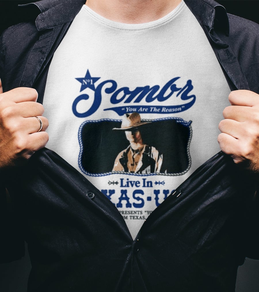 Sombr Live In Texas USA October 2026 You Are The Reason T-Shirt