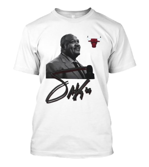 Stacey King Chicago Bulls Autograph T-Shirt