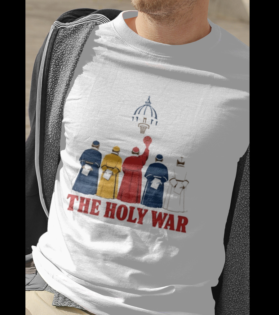The Holy War Basketball Clergy Team Colors Basketball Dunk T-Shirt