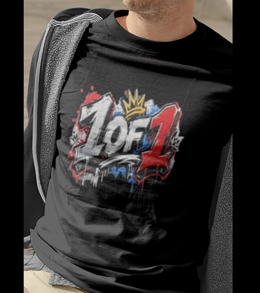 1 Of 1 Graffiti Crowns Splatter Bold Street T-Shirt