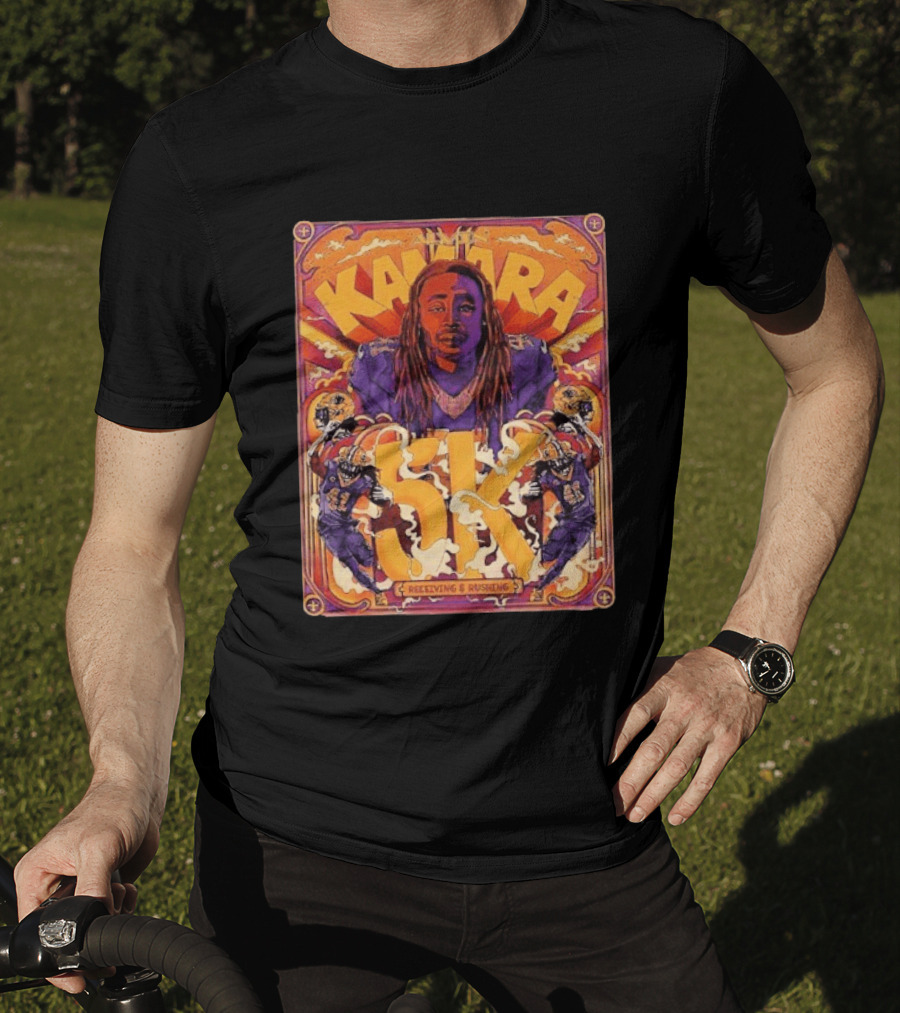 Kamara 5K Receiving & Rushing New Orleans Saints T-Shirt