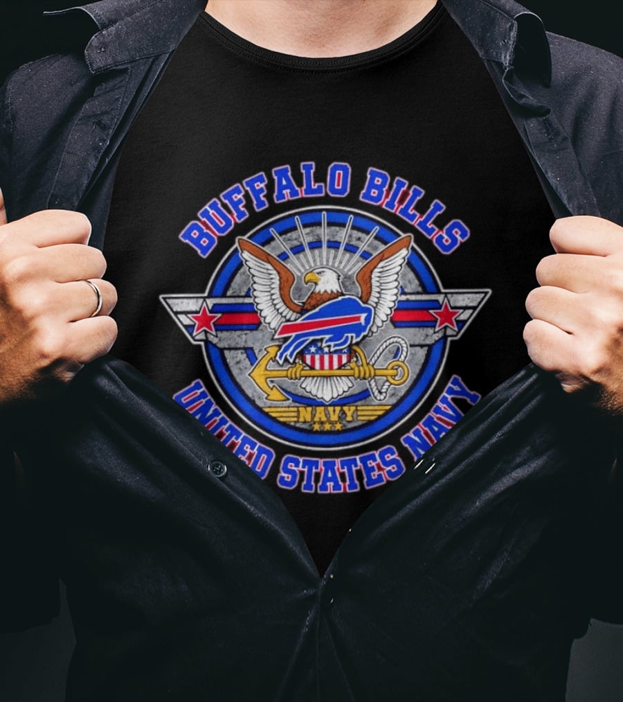 Buffalo Bills United States Navy Eagle T-Shirt