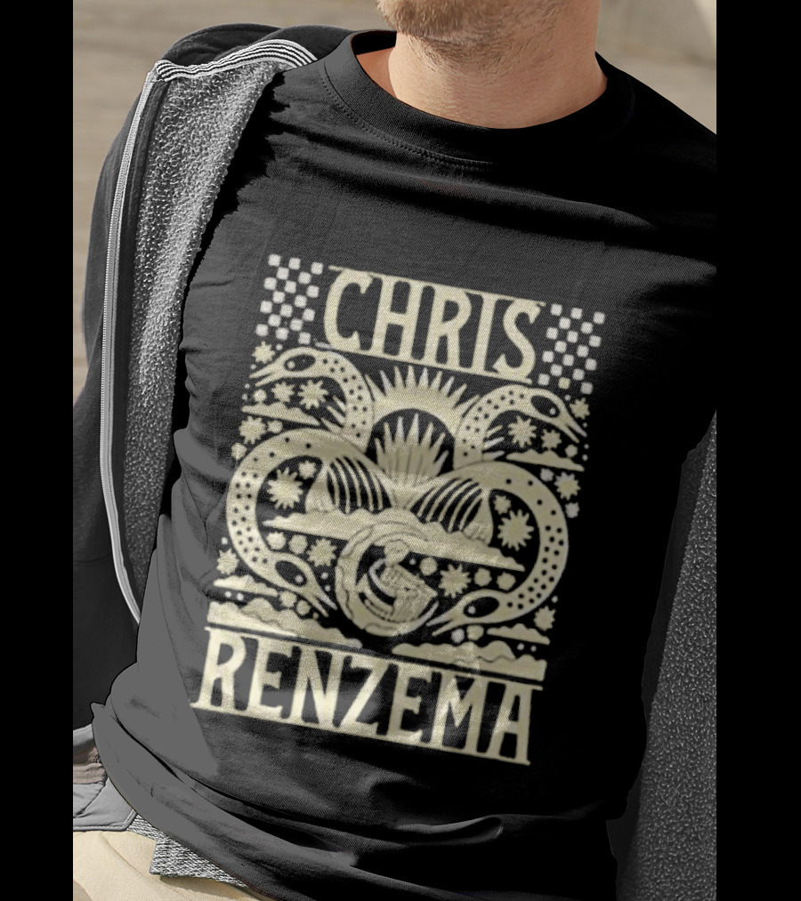 Chris Renzema Harp Floral Twin Serpents T-Shirt