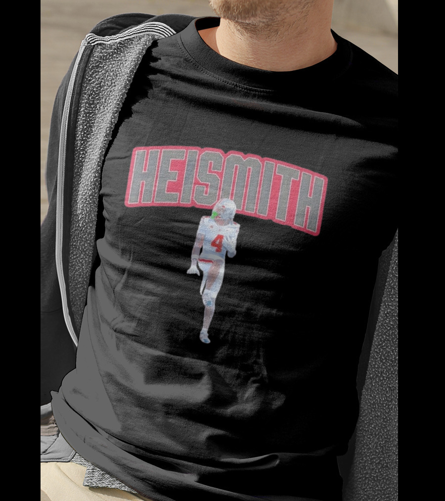 Emeka Egbuka Ohio State Buckeyes Heismith 4 Football T-Shirt
