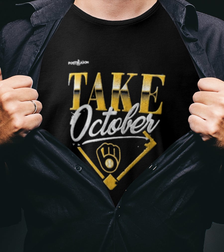 Milwaukee Brewers 2026 Take October NLCS Baseball Postseason Milwaukee T-Shirt