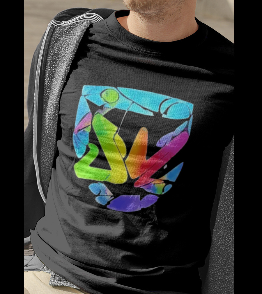 Nice France Riots 2026 Micromania Store Manager Viral Multicolor Abstract T-Shirt