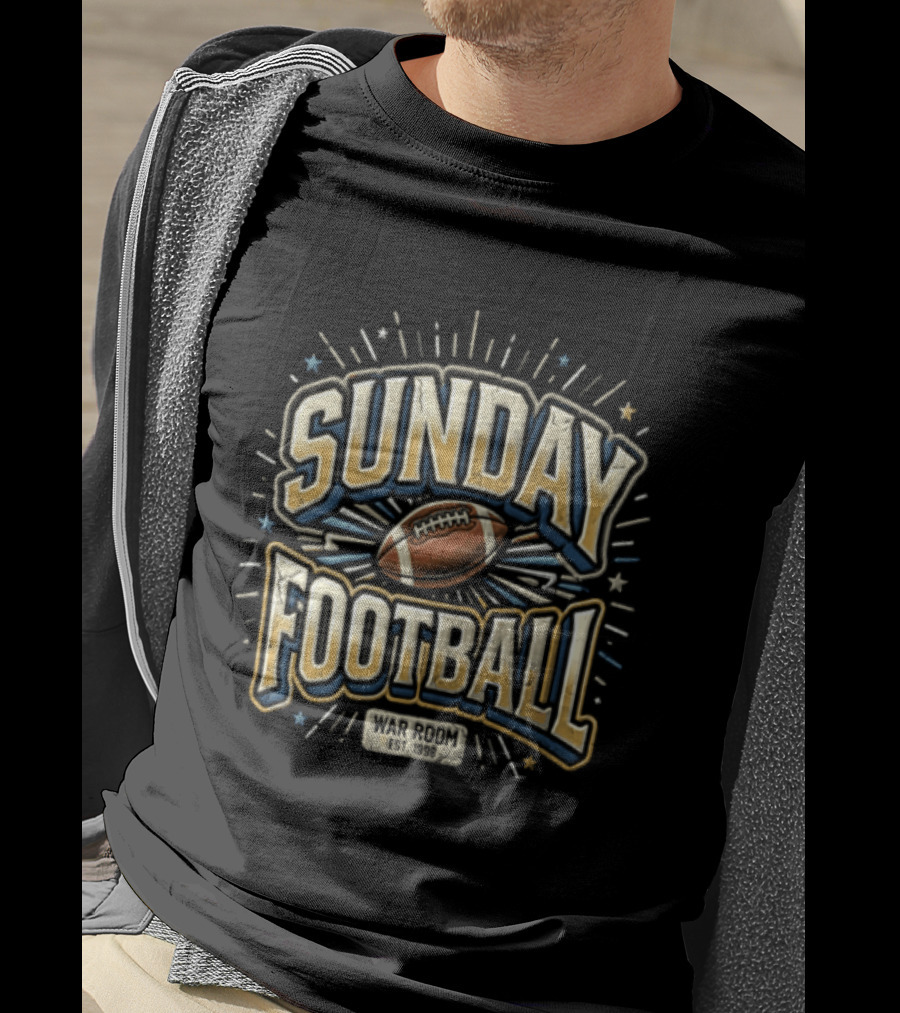 Sunday Football Game Day 1998 Football Helmet Explosion T-Shirt