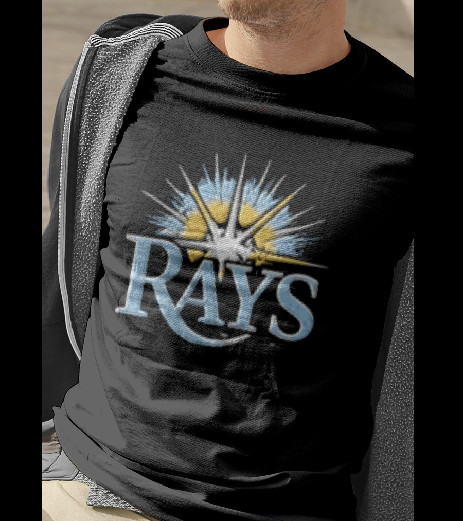 Tampa Bay Rays Sunburst Postseason Baseball Rays T-Shirt