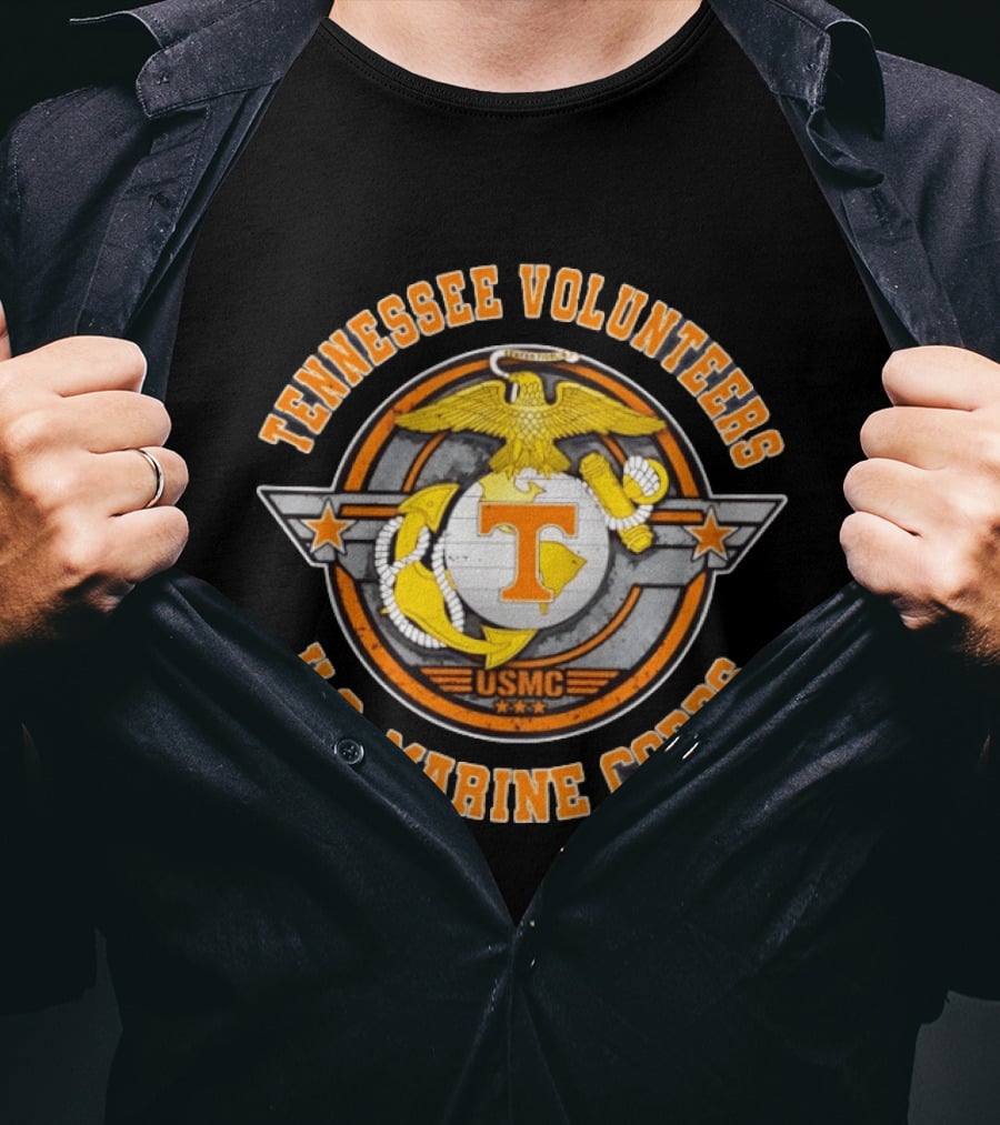 Tennessee Volunteers USMC United States Marine Corps T-Shirt