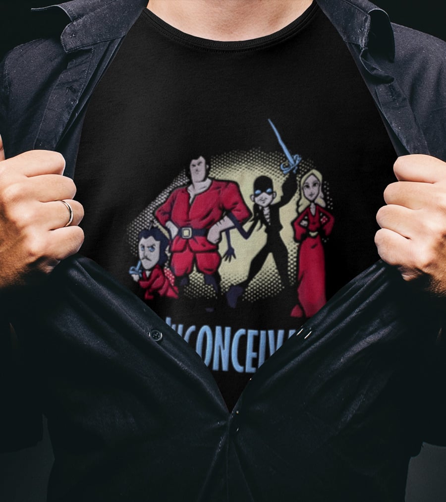 The Inconceivables Princess Bride Characters Mashup T-Shirt