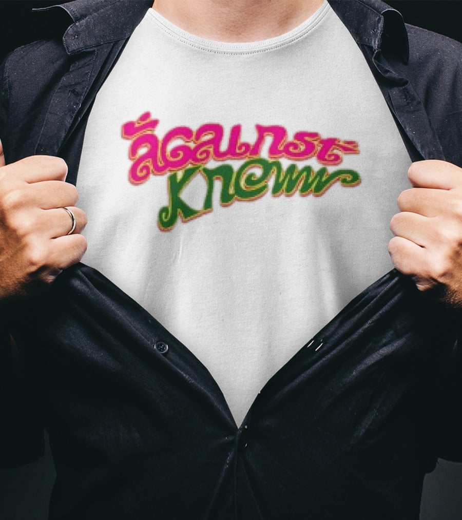 Against Lab Store X Knowwhere Idl Spicy White Against Knw T-Shirt
