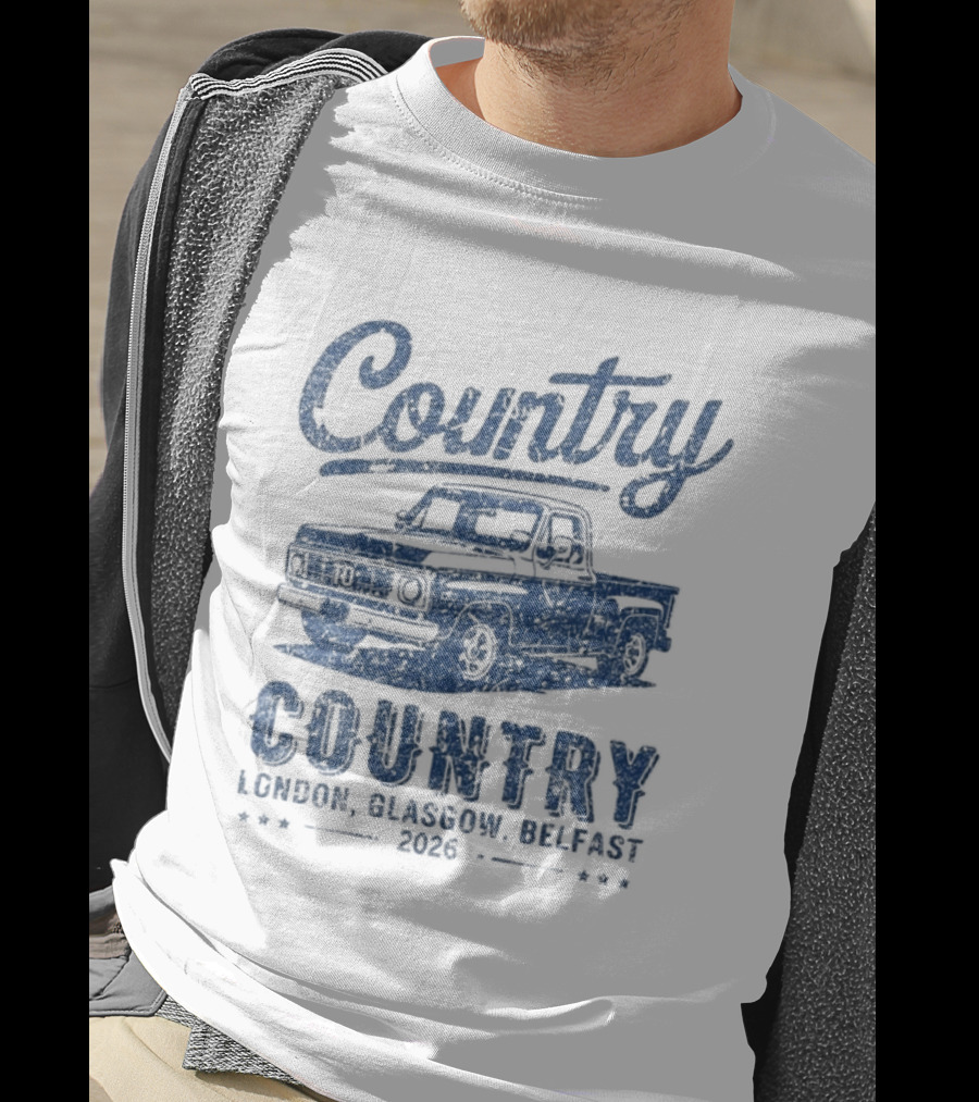 Country Pick Up London Glasgow Belfast 2023 T-Shirt