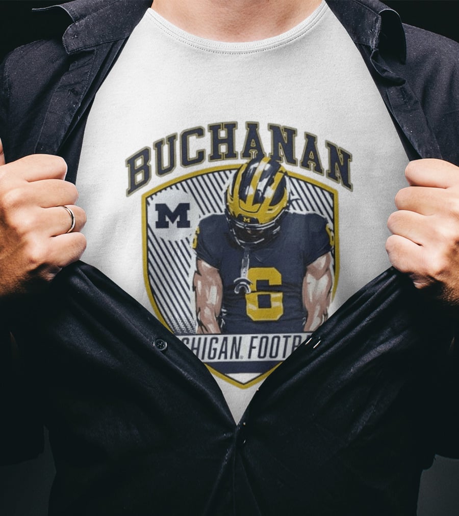Buchanan No 6 Michigan Wolverines Football M T-Shirt