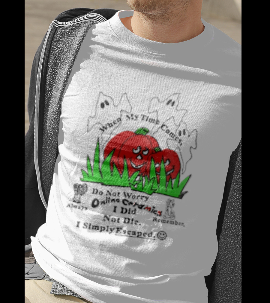 Online Ceramics Halloween You're Not Alone Felt This I Simply Cannot T-Shirt