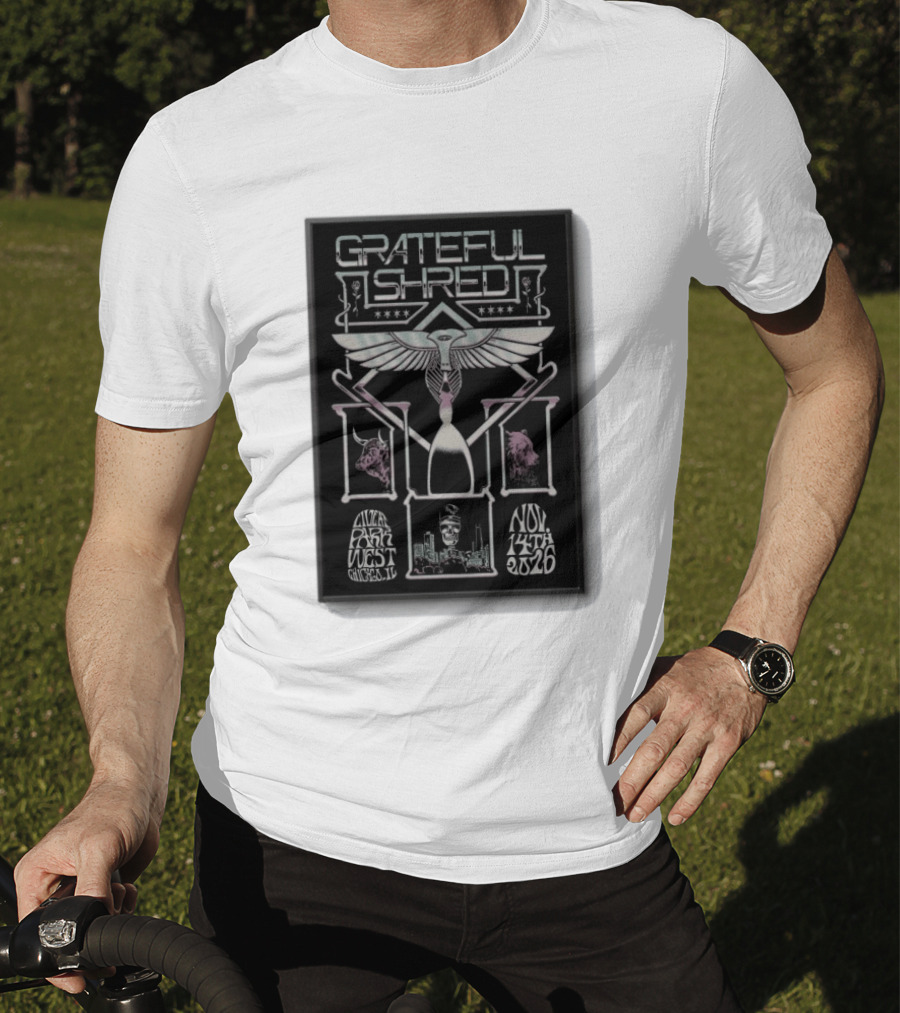 Grateful Shred Live At Park West Chicago IL Nov 14 2026 Concert T-Shirt