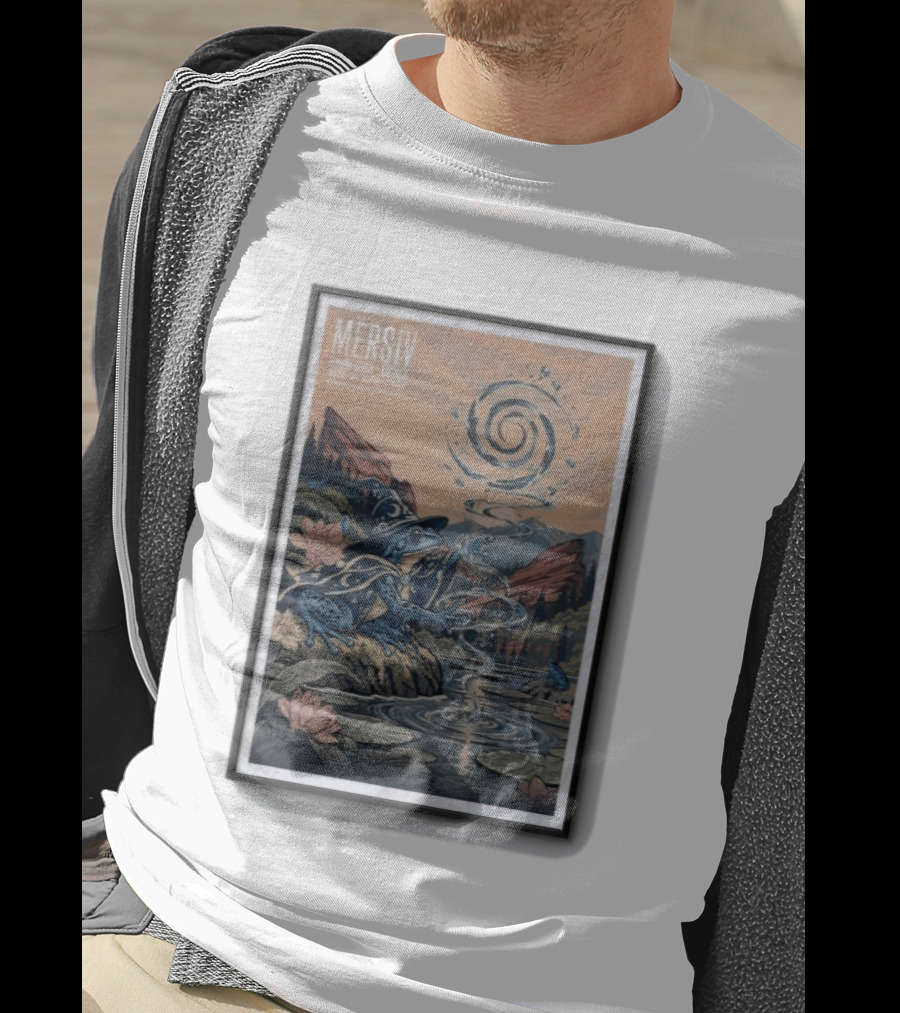 Mersiv Lunar Good Red Rocks Amphitheatre Morrison CO Oct 23 2026 Frog Wizard Night Event T-Shirt