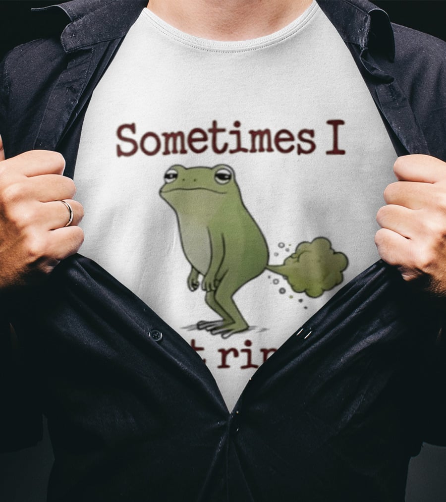 Sometimes I Just Rippit Frog Humorous T-Shirt