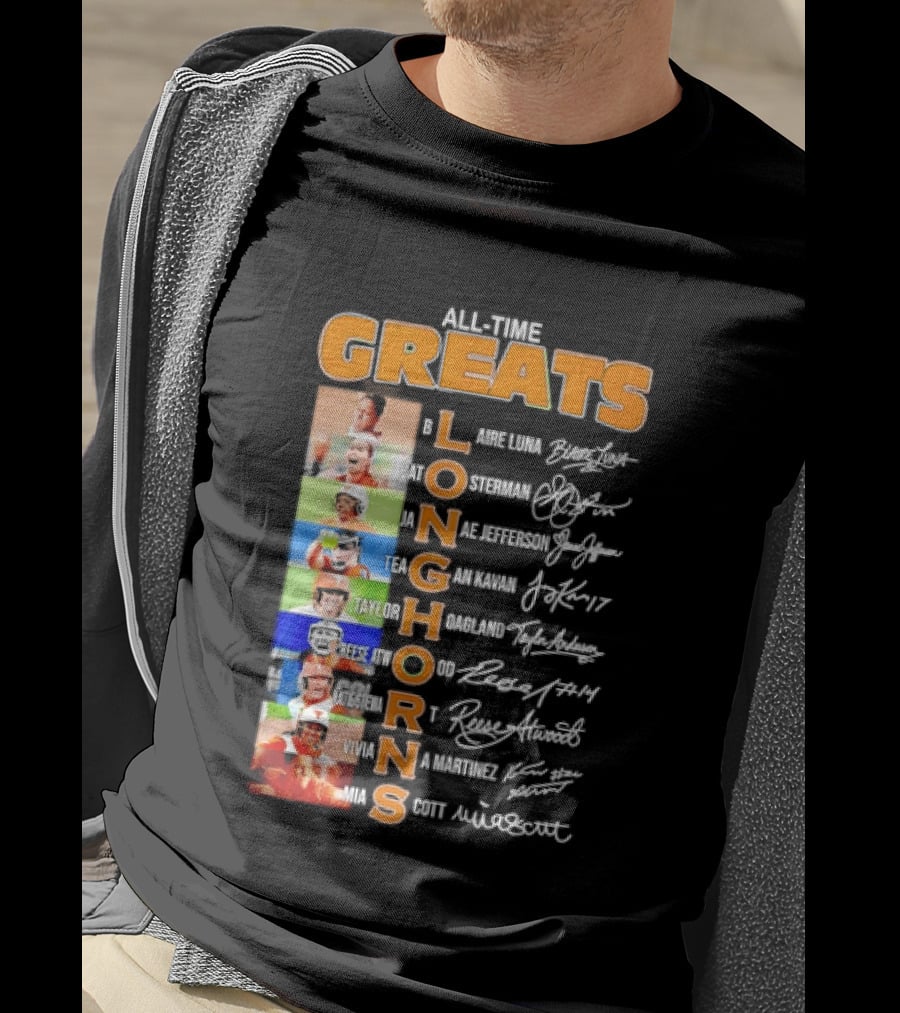 All Time Greats Blaire Luna Cat Osterman Janae Jefferson Tea Gan Kavan Taylor Hoagland Reese Atwood Viviana Martinez Mia Scott Longhorns T-Shirt