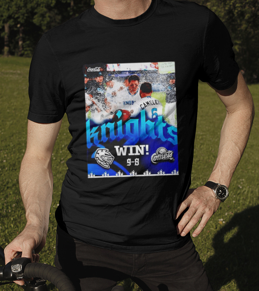 Knights Win 9 8 Against Comets Baseball Celebration T-Shirt