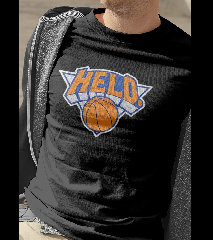 New York Knicks HELD Basketball Team T-Shirt