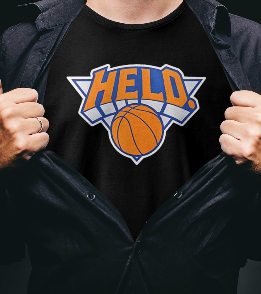 New York Knicks HELD Basketball Team T-Shirt