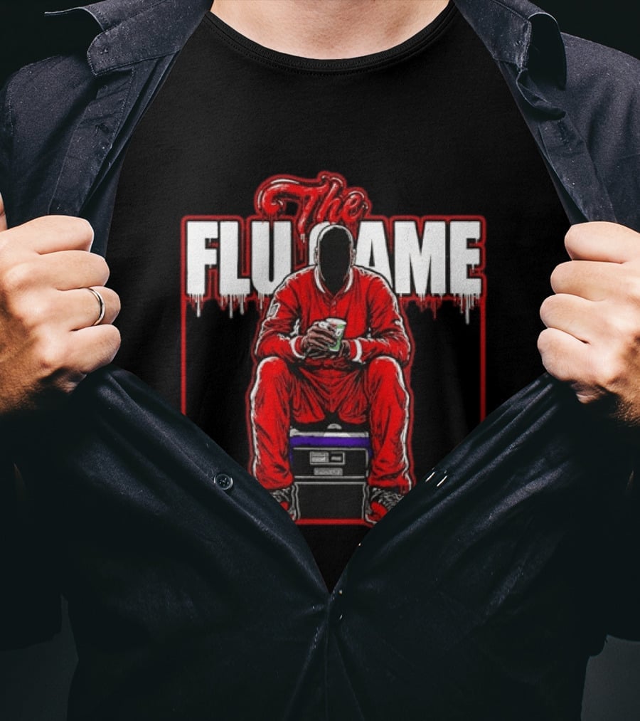 Michael Jordan The Flu Game Chicago Bulls NBA T-Shirt