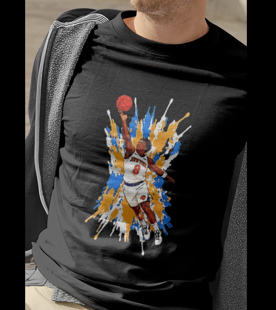 OG Anunoby New York Knicks NBA Basketball Player 8 2026 T-Shirt