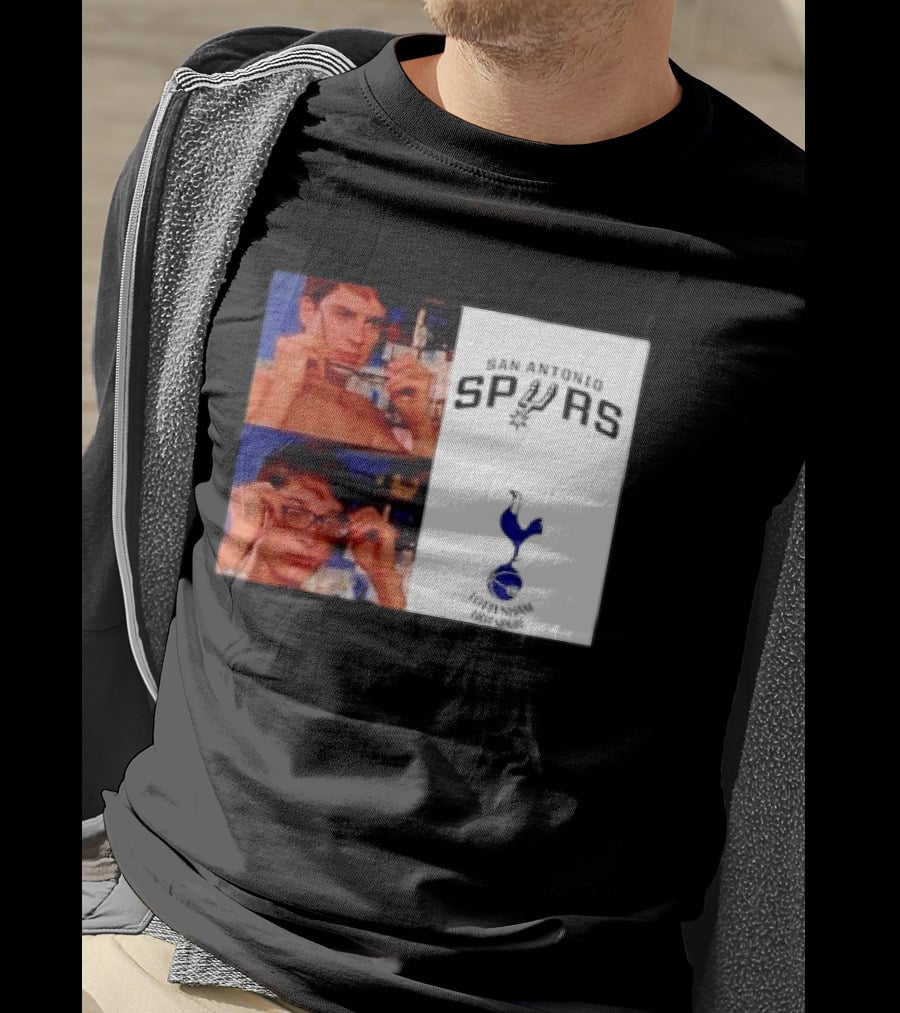Peter Parker Reading Glasses Meme San Antonio Spurs Tottenham Hotspur T-Shirt