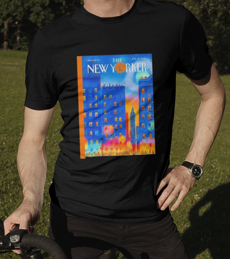 Pierre Emmanuel Lyet The New Yorker June 12 2023 Basketball Art Cover T-Shirt
