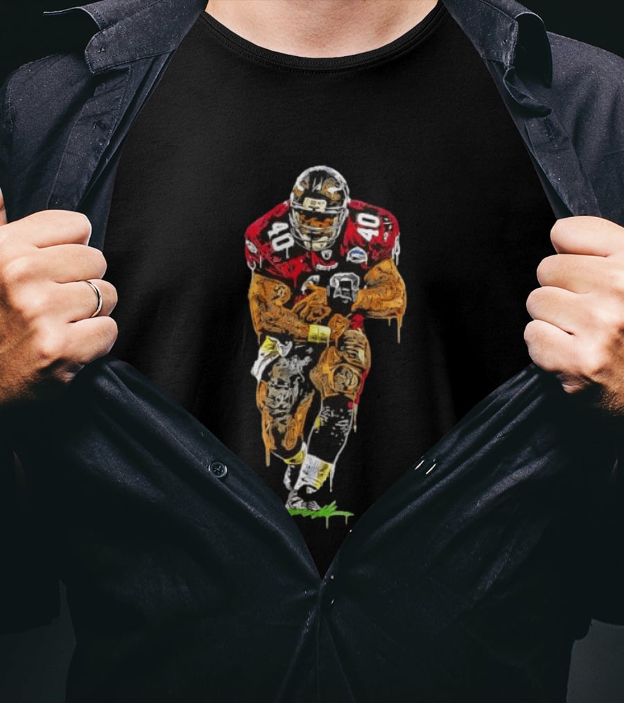 Troy Trojans Baseball Original A Train Football Player T-Shirt