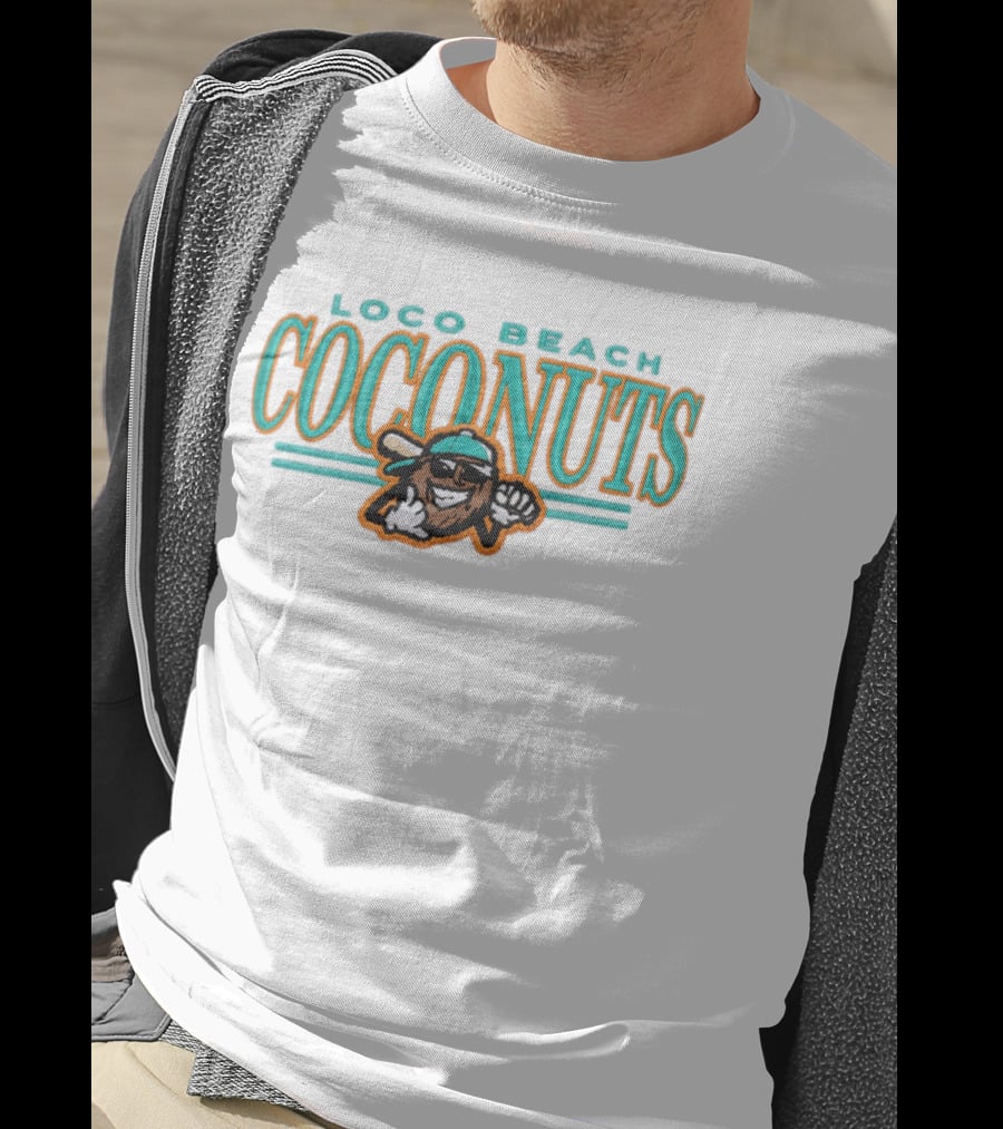 Loco Beach Coconuts 2026 Fun Logo With Cool Coconut T-Shirt