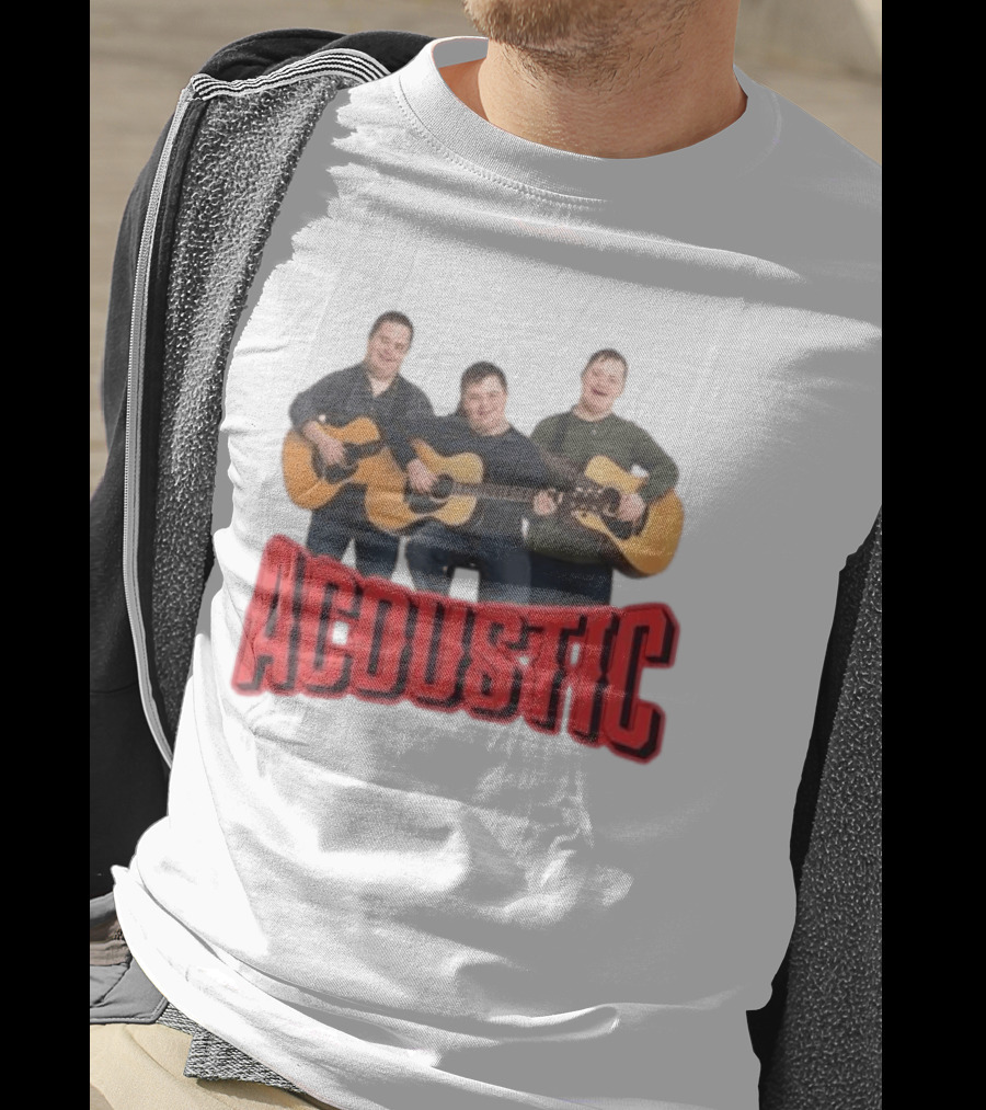Acoustic Play Guitar Meme Trio T-Shirt