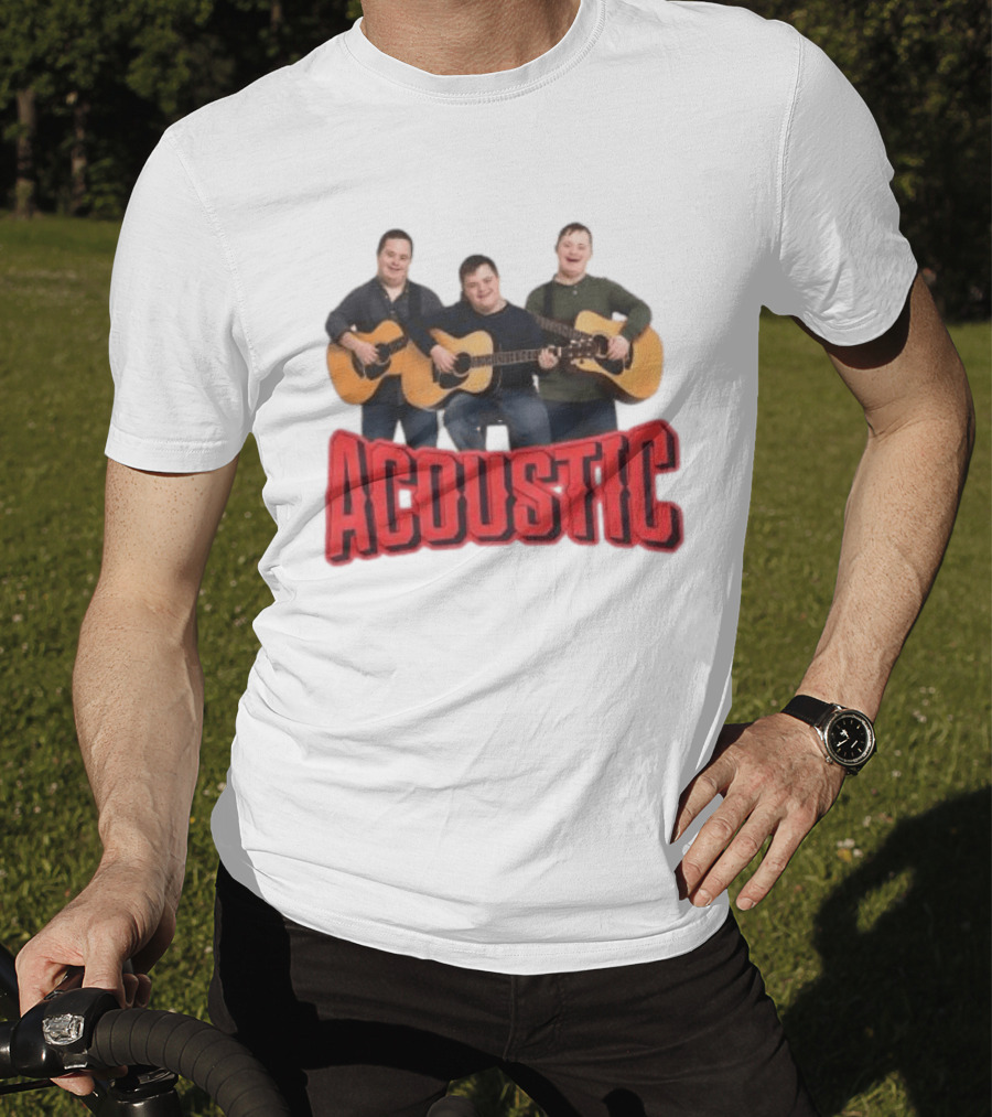 Acoustic Play Guitar Meme Trio T-Shirt