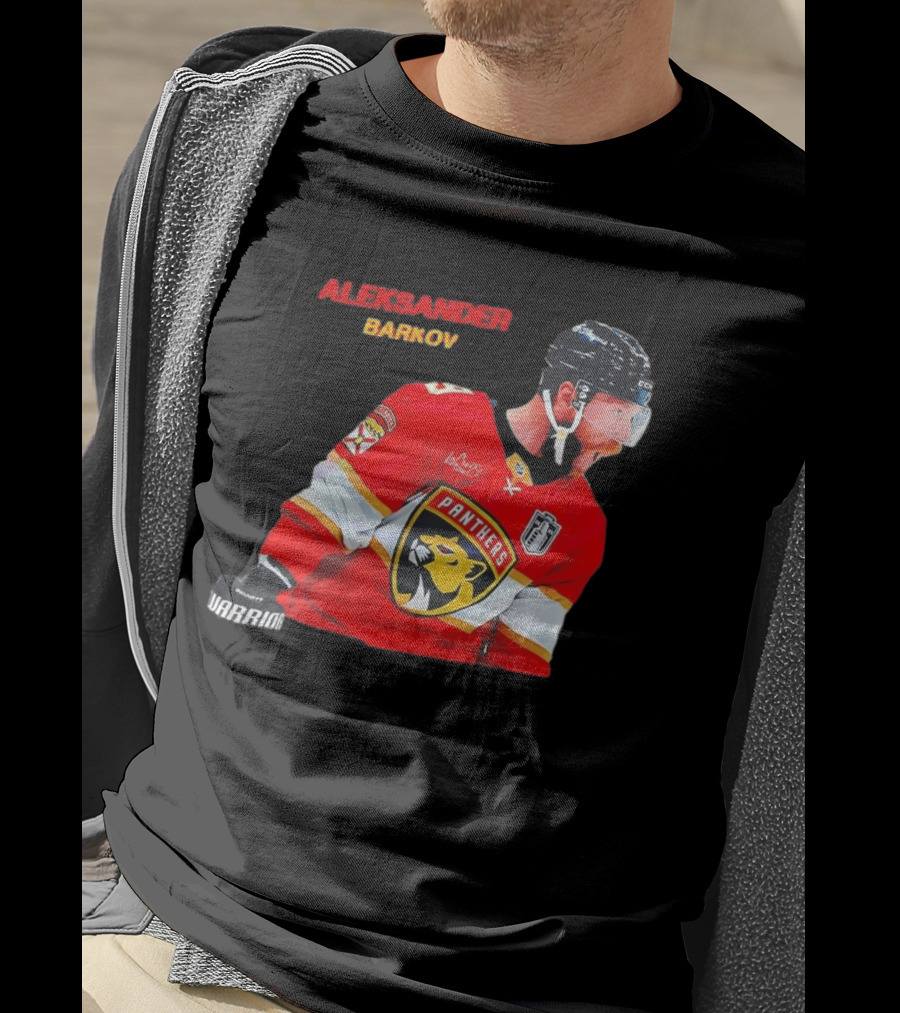 Aleksander Barkov Number 16 Florida Panthers Red Hockey Jersey T-Shirt