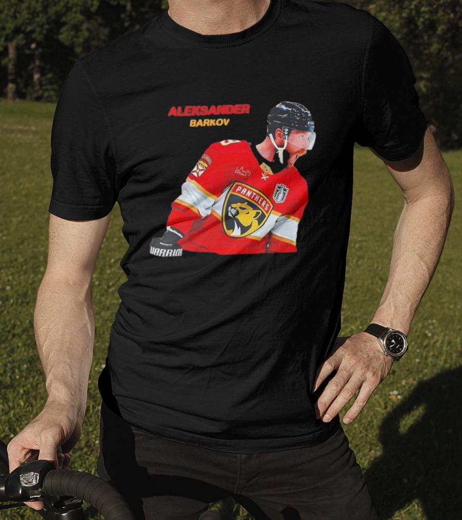 Aleksander Barkov Number 16 Florida Panthers Red Hockey Jersey T-Shirt