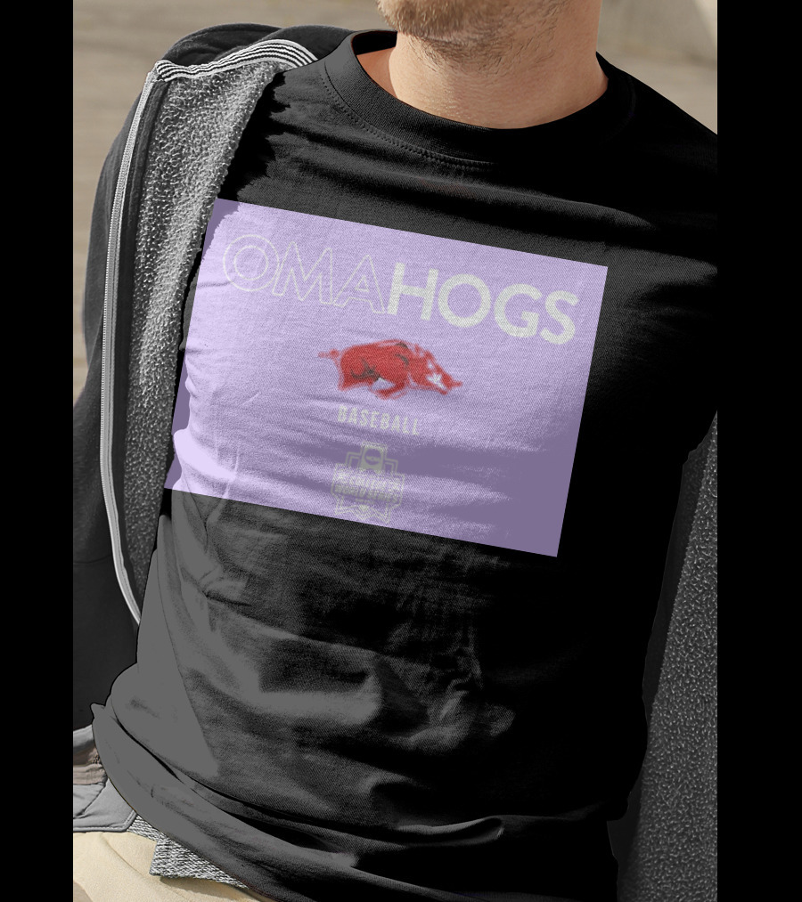 Omahogs Baseball Arkansas 2026 NCAA College World Series T-Shirt