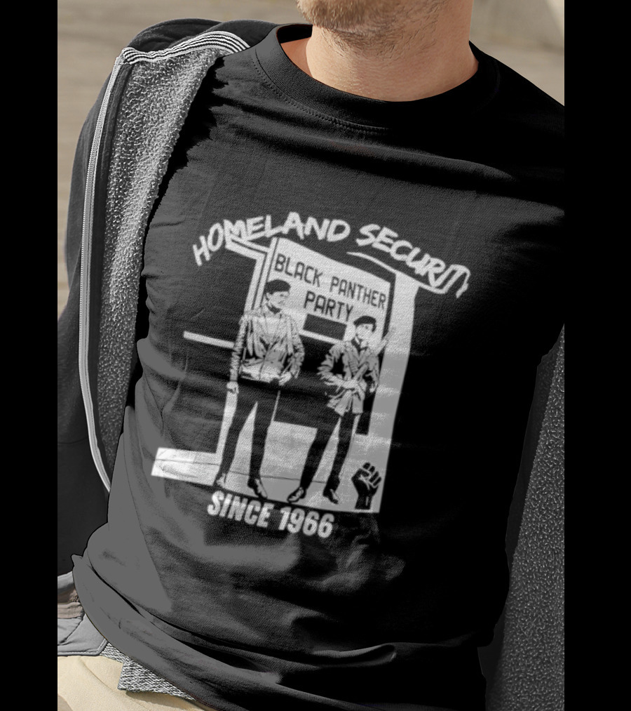 HomeLand Security Since 1966 Black Panther Party T-Shirt