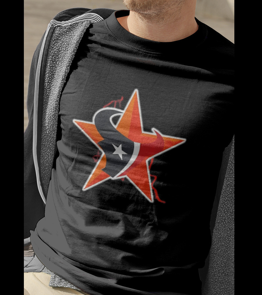 Houston Astros Texans Collaboration 2026 Star T-Shirt