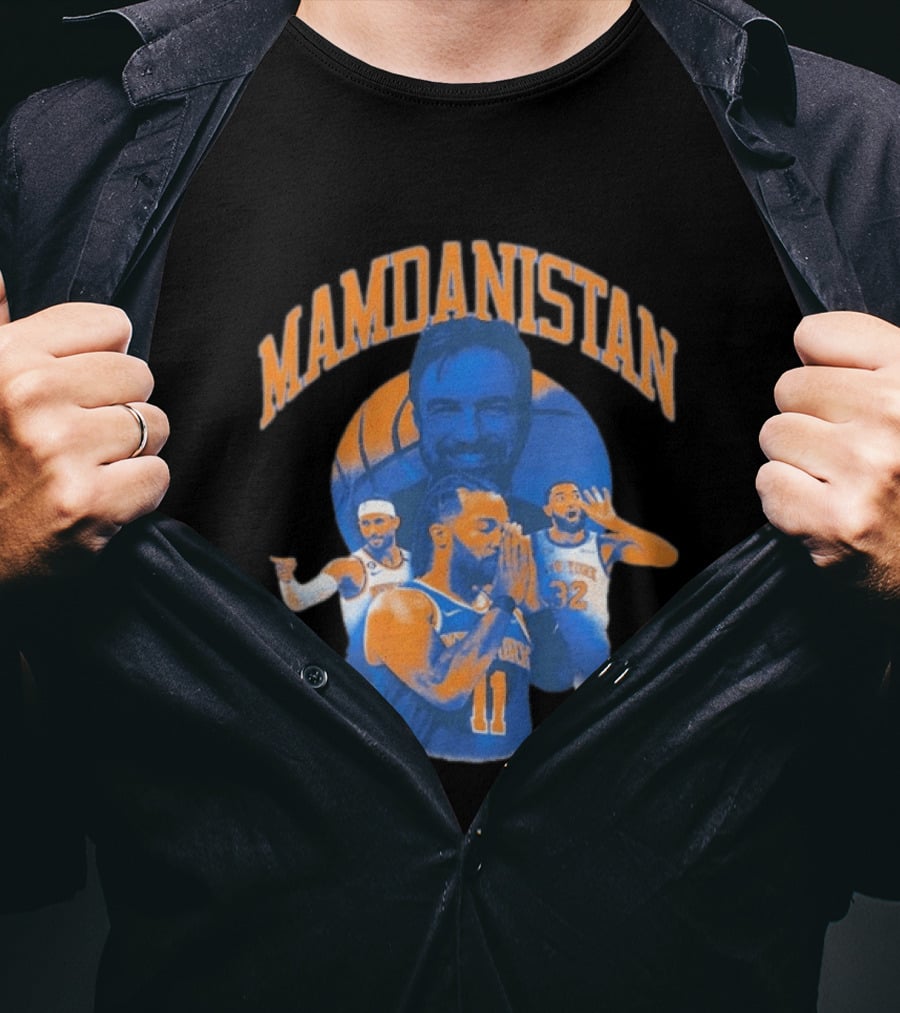 MAMDANISTAN Jalen Brunson New York Knicks Basketball Fan T-Shirt