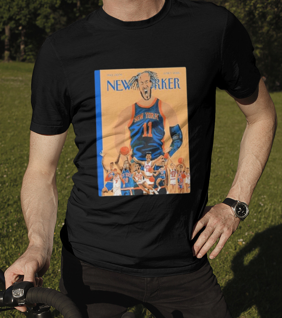Jalen Brunson New York Knicks June 2026 New Yorker Edition Featuring Basketball Highlights T-Shirt