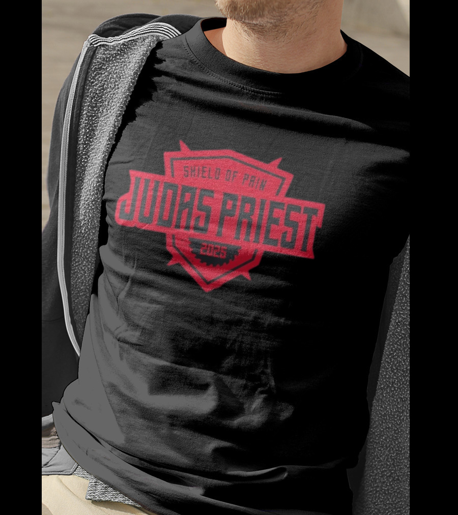 Judas Priest Shield Of Pain 2025 Tour Dates Zip T-Shirt